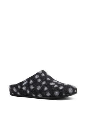 Fitflop Chrissie Dotted Shearling-lined Wool Slippers