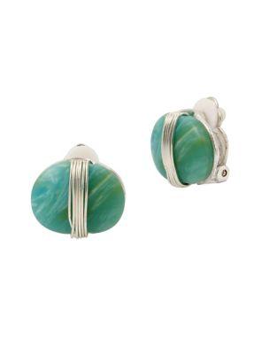 Lord Taylor Tightly Wound Clip-on Earrings