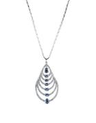 Carolee Imperial Sky Stack Stone Necklace