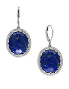 Effy Lapis Lazuli And Sterling Silver Drop Earrings