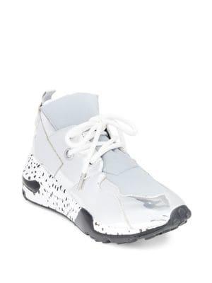 Steve Madden Cliff Leather Lace-up Sneakers
