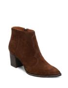 Dolce Vita Lennon Suede Point Toe Ankle Boots