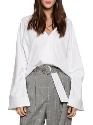 Walter Baker Gillian Oversize Bell Sleeve Top