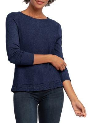 Nic+zoe Back Country Convertible Cotton-blend Sweater