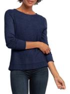 Nic+zoe Back Country Convertible Cotton-blend Sweater