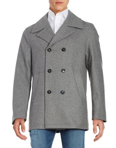 Calvin Klein Wool-blend Double Breasted Coat