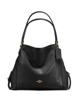 Coach Edie 31 Leather Shoulder Bag