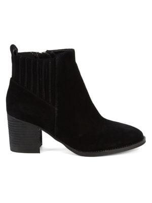 Blondo Noa Block-heel Suede Booties