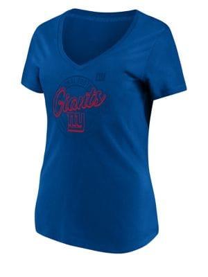Majestic New York Giants Nfl Break Free Cotton Jersey Tee