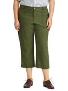 Lauren Ralph Lauren Plus Straight Stretch Cotton Pants