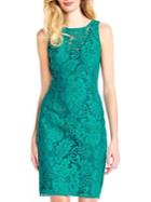 Adrianna Papell Lace Halter Sheath Dress