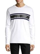 Calvin Klein Jeans Long Sleeve Striped Logo Tee