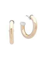 Lauren Ralph Lauren Two-tone C-hoop Earrings