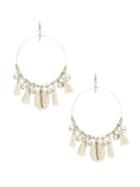 Chan Luu Charms Silver Statement Earrings