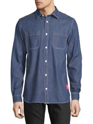 Calvin Klein Jeans Utility Denim Button-down Shirt