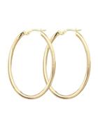 Roberto Coin Perfect Gold Hoops 18k Yellow Gold Earrings- 1.77in