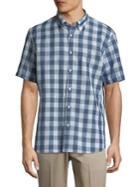 Brooks Brothers Red Fleece Short-sleeve Checkered Button-down Shirt