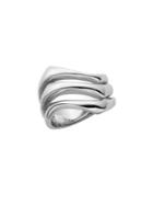 Lord & Taylor Sterling Silver Wave Statement Ring