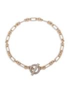 Lauren Ralph Lauren Goldtone And Crystal Pave Collar Necklace