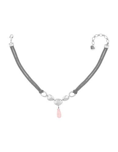 The Sak Stone Drop Choker Necklace