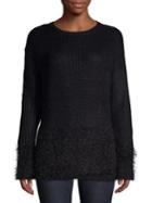 Lord & Taylor Ribbed Roundneck Sweater