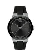 Movado Bold Stainless Steel & Silicone-strap Watch