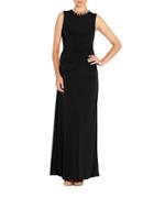 Laundry By Shelli Segal Shirred Necklace Gown