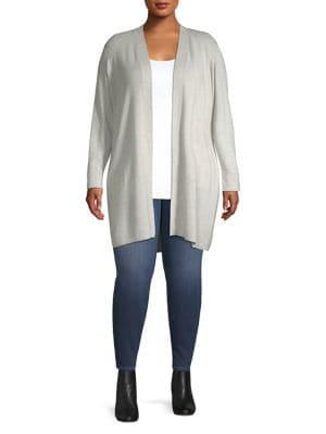 Nic+zoe Plus Day Flight Open-front Cardigan