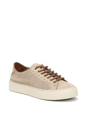 Frye Lena Perforated Leather Low-top Sneakers