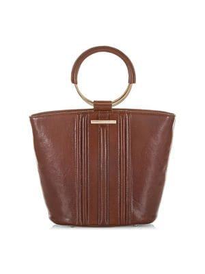 Brahmin Mod Bowie Leather Satchel
