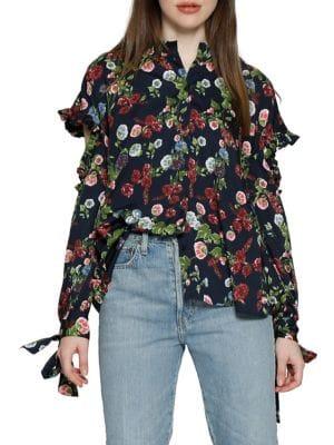 Walter Baker Vanessa Floral-print Top