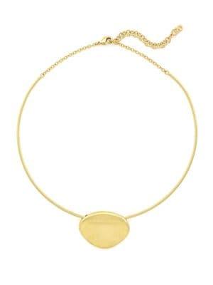 Cole Haan River Rocks Large Pebble Wire Pendant Necklace