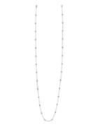 Morris & David 14k White Gold & Diamond Chain Necklace
