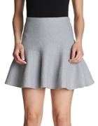 1 State Flounce Cotton Mini Skirt