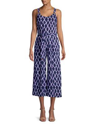 Michael Michael Kors Printed Wide Leg Jumpsuit