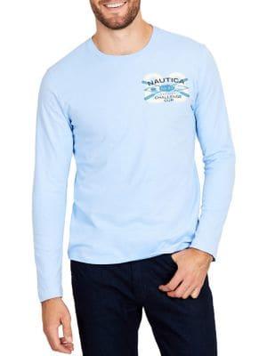 Nautica Long Sleeve Challenge Cup Crewneck Tee