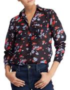 Lauren Ralph Lauren Petite Floral-print Button-down Shirt