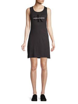 Calvin Klein Jeans Monogram Tank Dress