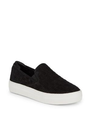 J/slides Proper Nubuck Leather Slip-on Sneakers