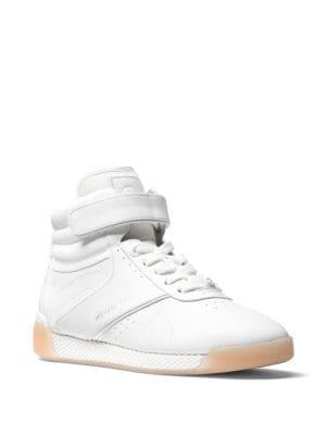Michael Michael Kors Addie Leather High-top Sneakers
