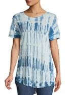 Lord & Taylor Tie-dyed High-low Tee