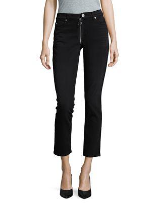 Hudson Jeans Ring Zip Cropped Jeans
