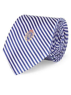 Lauren Ralph Lauren Crest Silk Seersucker Tie