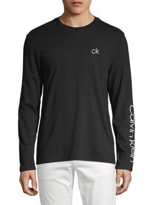 Calvin Klein Performance Long-sleeve Logo Tee