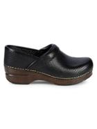 Dansko Perforated Leather Clogs