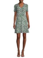 Michael Michael Kors Floral Fit-and-flare Dress