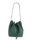 Luana Italy Jun Pebbled Leather Hobo Bag