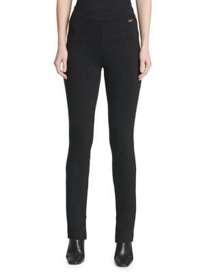 Calvin Klein Pinstriped Pull-on Pants