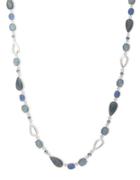 Anne Klein Mother-of-pearl & Epoxy Necklace
