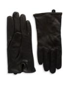 Lauren Ralph Lauren Logo Peforated Leather Gloves